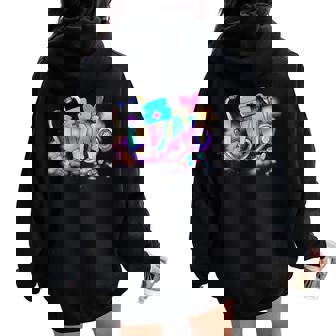 Tie Dye Lvn Cute Nurse Day Cna Rn Nurse Week Nursing Women Oversized Hoodie Back Print | Mazezy
