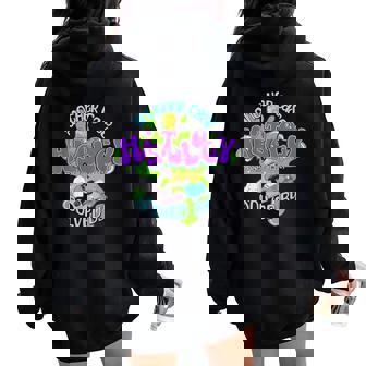 Histology Lab Week 2025 Medical Lab Science Lab Tech Women Oversized Hoodie Back Print - Thegiftio UK