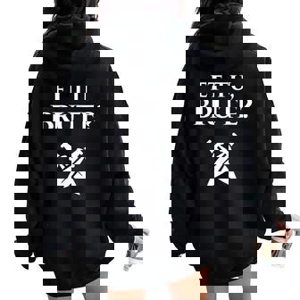 Historia De La Antigua Roma Bruta Julio César Women Oversized Hoodie Back Print - Regaloses
