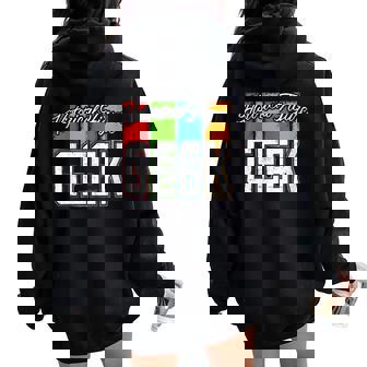 Historical Figure Geek Insightful And Classic Historical Women Oversized Hoodie Back Print - Monsterry