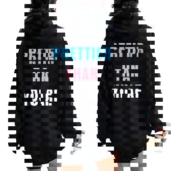 Trans Queer LGTBQ Transgender Humor Gay Pride Women Oversized Hoodie Back Print - Monsterry