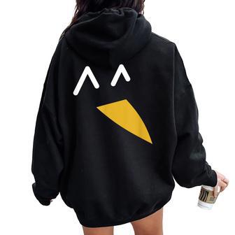 Tux Linux Penguin Para Hombres Es Hacker Coder Sys Women Oversized Hoodie Back Print - Regaloses
