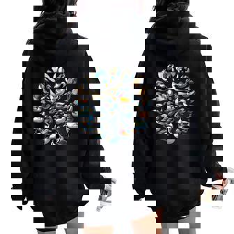 Types Of Duck Shirt For Ducks Lovers Tees Women Kids Girls Women Oversized Hoodie Back Print - Monsterry