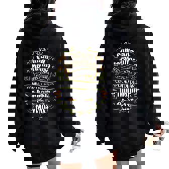 Una Cuñada Maravillosa Regalo Original Para Una Cuñada Women Oversized Hoodie Back Print - Regaloses