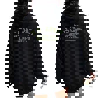 US Army Veteran Shirt For Men Women Who Is An Army Veteran Women Oversized Hoodie Back Print - Monsterry