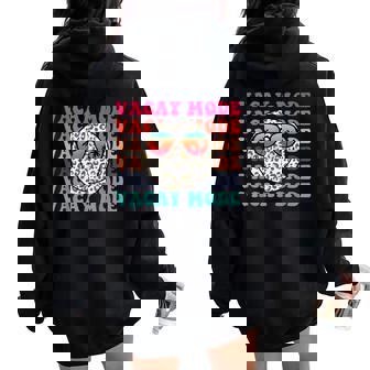 Vacay Mode On Summer Vacation School Teacher Girl Boy Women Oversized Hoodie Back Print - Monsterry