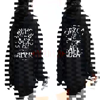 Vas A Ser Abuela Sorpresa De Embarazo Para Abuela Español Women Oversized Hoodie Back Print - Regaloses