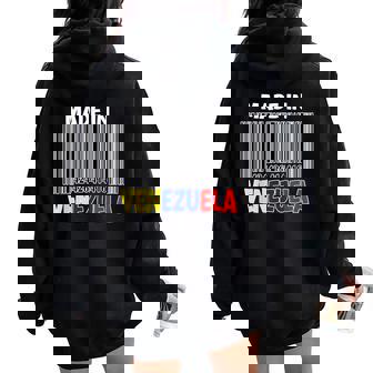 Venezuela Mano Tengo Fe Para Hombre Women Oversized Hoodie Back Print - Regaloses