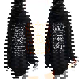 Vintage 1945 80Th Birthday 80 Year Old For Women Women Oversized Hoodie Back Print - Regaloses