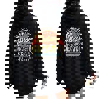 Vintage 1960 Edición Limitada Retro Hecho En 1960 Hombres Es Women Oversized Hoodie Back Print - Regaloses