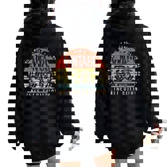 Vintage 1982 Edición Limitada Retro Hecho En 1982 Hombres Es Women Oversized Hoodie Back Print - Regaloses