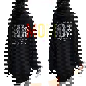 Vintage Mom Est 2025 Promoted To Mommy Mother's Day 2025 Women Oversized Hoodie Back Print - Regaloses