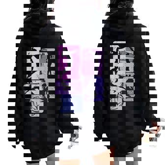 Voleibol Chica Es Jóvenes Chicas Jugadora Women Oversized Hoodie Back Print - Regaloses
