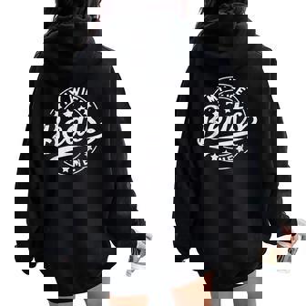 My Wife Beats Me Relationship Couple Women Oversized Hoodie Back Print | Mazezy