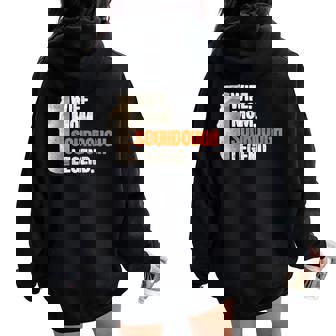 Wife Mom Sourdough Legend Mother Sourdough Pain Women Oversized Hoodie Back Print - Seseable