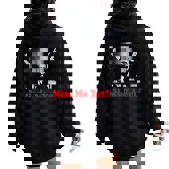 ¿El Presidente Richard Nixon Acusó A Miss Me Todavía Women Oversized Hoodie Back Print - Regaloses