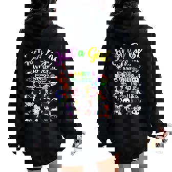 Dandy's World Costume For Girl Birthday Christmas Women Oversized Hoodie Back Print | Seseable UK