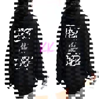 Fancy Grandma Birthday Christmas Best Kk Ever Family Cool Women Oversized Hoodie Back Print | Mazezy