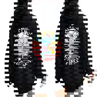 Confident Woman If I'm Too Much Go Find Less Women Oversized Hoodie Back Print - Monsterry