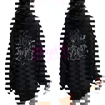 Hello Gorgeous Shirt Girly Glam Love Endearment Nickname Women Oversized Hoodie Back Print - Monsterry