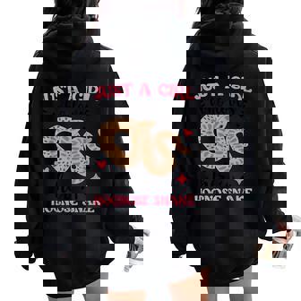 Hognose Snake Girl Hognose Snake Owner Hognose Snake Mom Women Oversized Hoodie Back Print - Monsterry