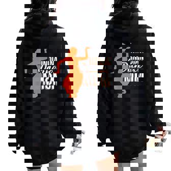 Indian Dance Mom Shirt Kathak Dance Indian Folk Dance Mother Women Oversized Hoodie Back Print - Monsterry