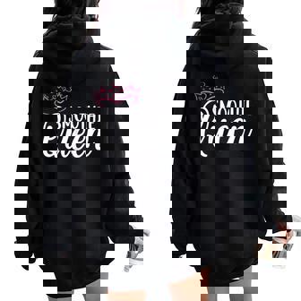 Smoothie Queen Fruit Juice Drink Vegan Women Women Oversized Hoodie Back Print - Monsterry