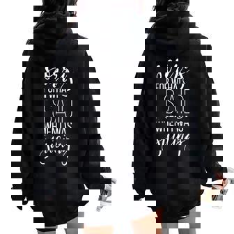 Sorry For What I Said When I Was Juicing Tank Top Women Oversized Hoodie Back Print - Monsterry