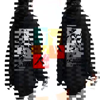 Tap Dancing Tshirt For Tap Dancer Retro Tap Dancer Women Oversized Hoodie Back Print - Monsterry