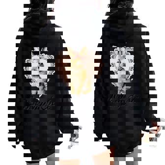 Worship Me Coquette Bunny Rabbit Girlcore Y2K Aesthetic Women Oversized Hoodie Back Print - Monsterry