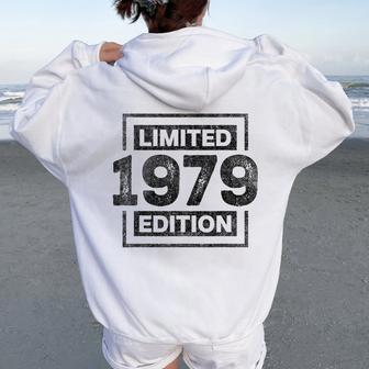 46 Cumpleaños Hombres 46 Años Retro Es Nacidos En 1979 Women Oversized Hoodie Back Print - Regaloses