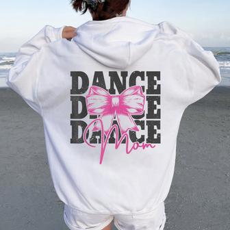 Dance Mom Mother's Day Cheer Mom Dancing Dancer Mama Women Women Oversized Hoodie Back Print - Thegiftio UK