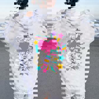 De Los Años 80 Baby 90S Made Me Love The 80S Retro Hombres Es Manga Larga Women Oversized Hoodie Back Print - Regaloses