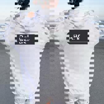 Somebody's Mean Ass Mama Retro Mom Mother's Day Women Oversized Hoodie Back Print - Thegiftio