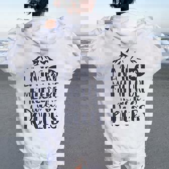 Poulpe Drole Fille Enfantie Avec Les Poulpes Sweat à capuche oversize pour femme avec imprimé dans le dos - Cadeauxyz