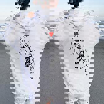 Tortuga Amante Tortuga Animal Marino Es Niñas Niños Women Oversized Hoodie Back Print - Regaloses