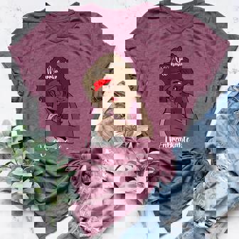 Aphasia Awareness African Girl Aphasia Warrior Unbreakable Women's Heather T-Shirt - Monsterry