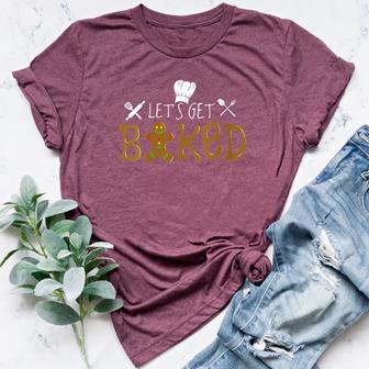 Bakery Owner Baking Team Baker Chef Humor Pun Women's Heather T-Shirt - Monsterry