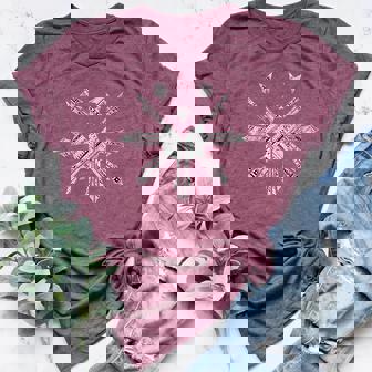 Filipino Heritage Tattoo Idea Women's Heather T-Shirt - Monsterry