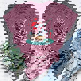 Heart Fishing Valentines Day Men Boys Girls Women's Heather T-Shirt - Monsterry