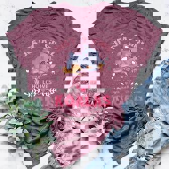 Just A Girl Who Loves Koalas Koala Women's Heather T-Shirt - Monsterry