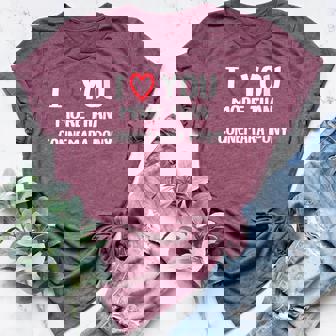 I Love You More Than Connemara Pony Shirt Women Christmas Women's Heather T-Shirt - Monsterry