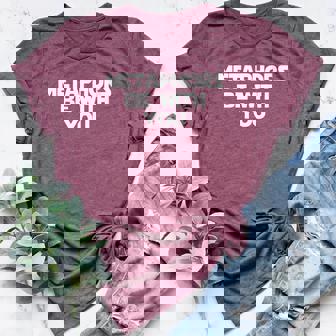 Metaphors Be With You Funny Saying Sarcastic Grammar Women's Heather T-Shirt - Monsterry