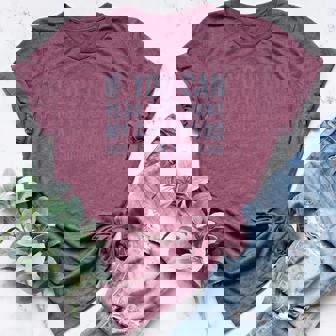 If You Can Read This My Girlfriend Says Your Too Close Women's Heather T-Shirt - Monsterry