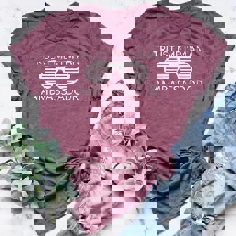 Trust-Me I'm An Ambassador For Women Men Women's Heather T-Shirt - Monsterry