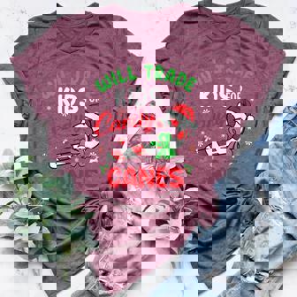 Will Trade Kids For Candy Canes Dad Mom Christmas Xmas Women's Heather T-Shirt - Monsterry