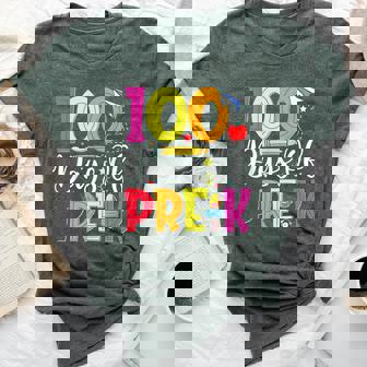 100Th Day Of Pre-K School 100 Days Smarter Teacher Students Bella Canvas T-shirt | Mazezy