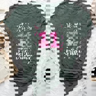 11Th Coquette Themed Birthday Eleven Year Old Girl Bow Bella Canvas T-shirt - Thegiftio UK