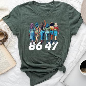 86 47 Anti Trump Girls Bella Canvas T-shirt - Thegiftio UK