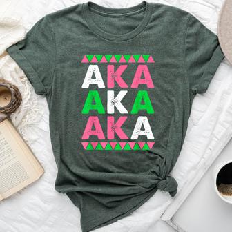 Aka Black History Month Family Matching Black Queen Bella Canvas T-shirt - Thegiftio UK